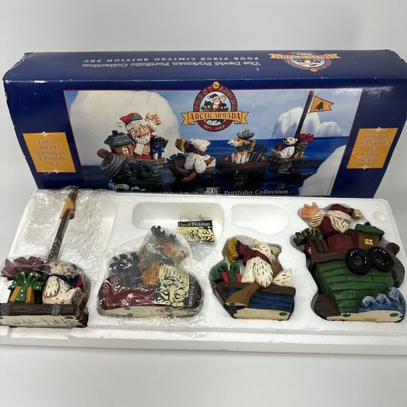 David Frykman Arctic ArmadaSigned Limited Edition Santa and‎ Friends Excellent